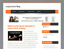 Tablet Screenshot of lungcancersymptomsx.com